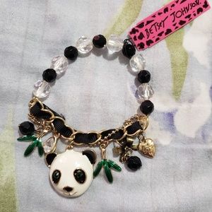 Betsey Johnson panda bracelet